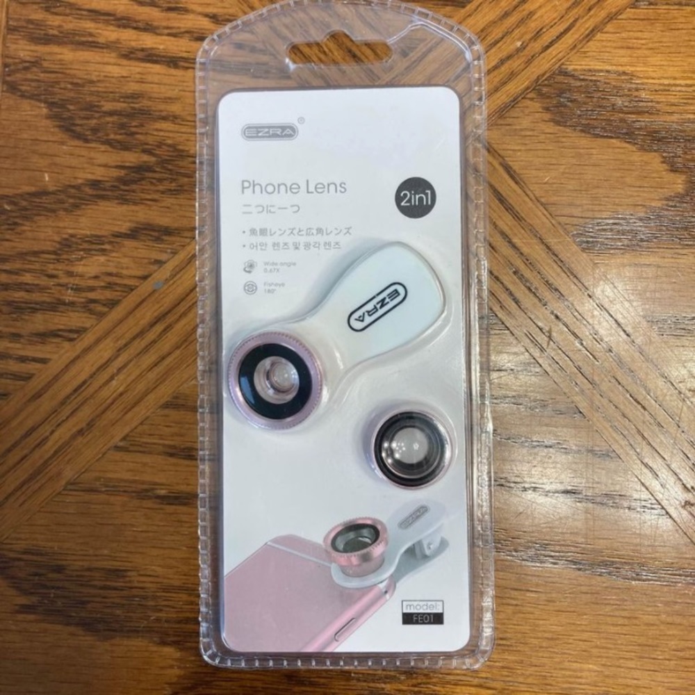 Phone Camera Lens lightning iphone Clip On Fish Eye and Wide Angle NEW